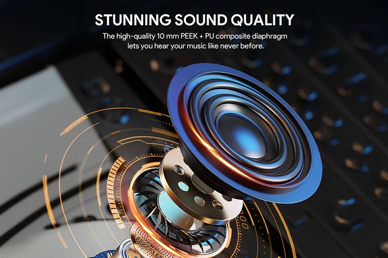 Aukey EP-M1s mang đến chất âm sôi động với âm bass mạnh mẽ, âm mid ngọt ngào