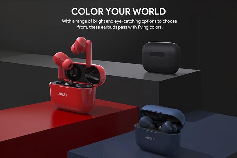 Aukey EP-M1s sở hữu thiết kế hiện đại với sắc đen thời thượng