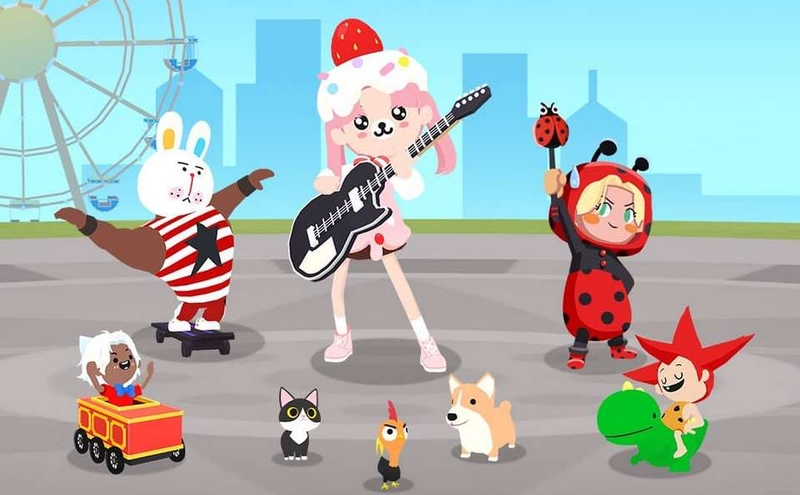 Loạt đại diện Play Together theo phong cách anime