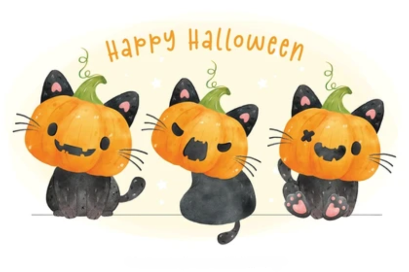 Background Halloween hoạt hình 2