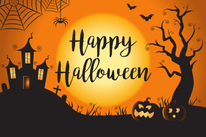 Background Halloween theo phong cách kinh dị 1