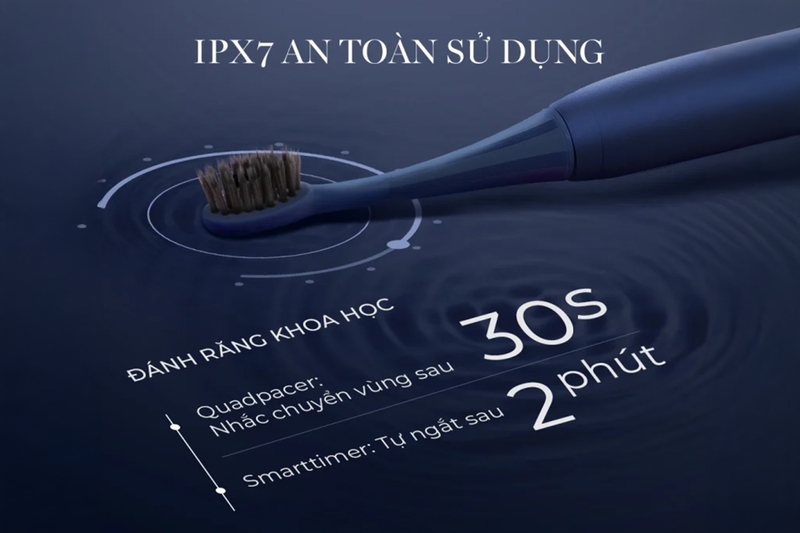 Chống nước chuẩn IPX7 – An tâm sử dụng