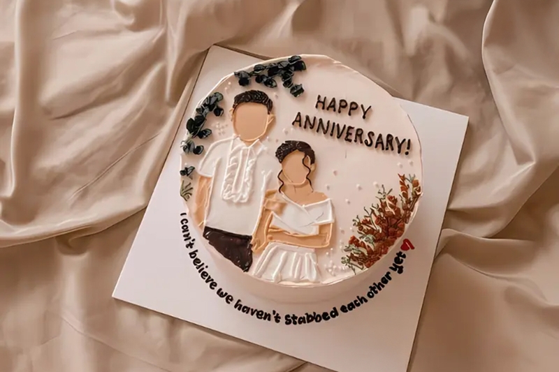 Mỗi miếng bánh được thưởng thức đều mang theo những lời chúc phúc