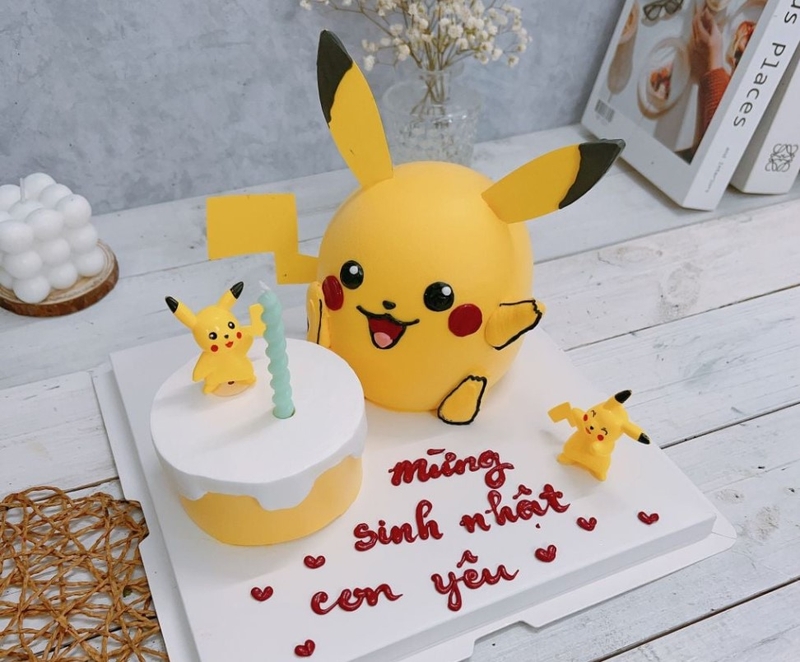 Bánh sinh nhật Pikachu ảnh 5