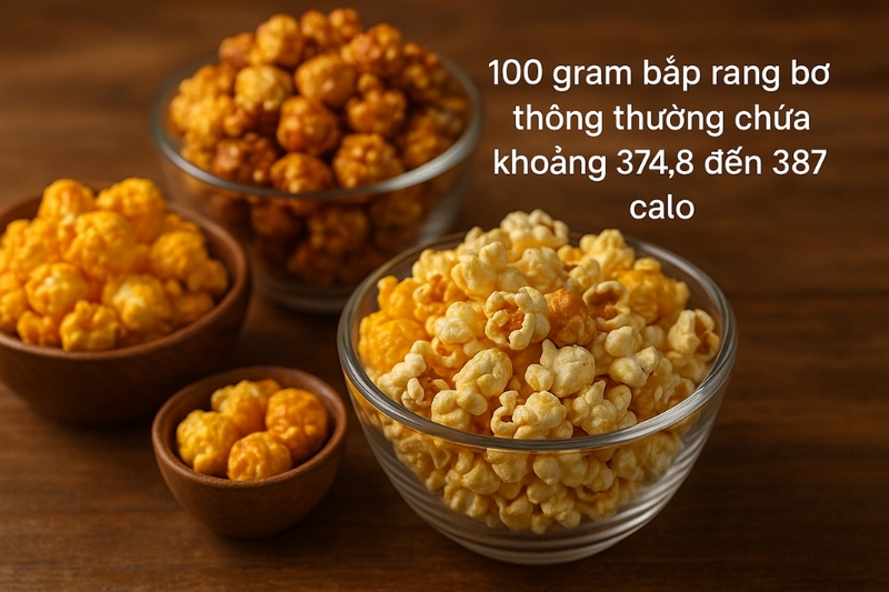 Bắp rang bơ bao nhiêu calo? 1