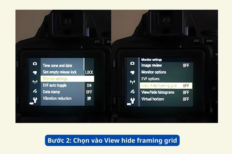Bật lưới trên máy Nikon Coolpix 2