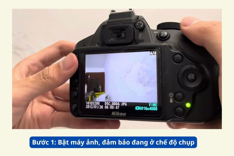 Bật lưới trên máy Nikon D3200, D5200, D7500 1