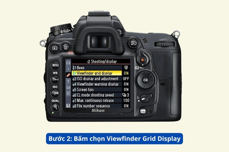 Bật lưới trên máy Nikon D3200, D5200, D7500 2