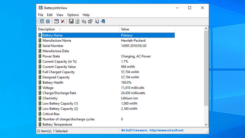 BatteryInfoView 9