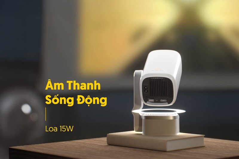 Loa tích hợp lớn, âm thanh to rõ