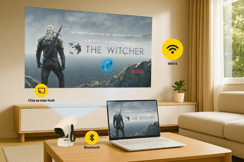 Kết nối đa dạng, sẵn sàng cho mọi nguồn phát