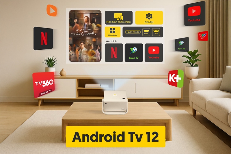 Beecube X2 Max Gen 5 Hệ điều hành Android TV với kho ứng dụng giải trí phong phú