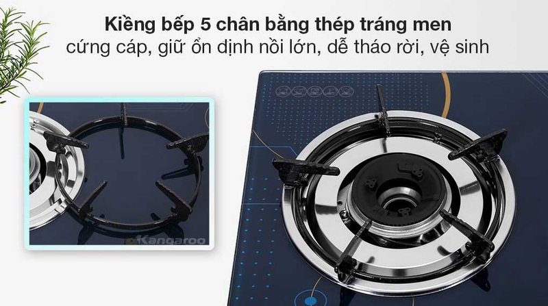 Kiềng bếp chắc chắn, dễ tháo rời