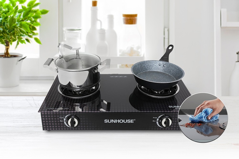 Bếp gas dương kính Sunhouse SHB3366MT