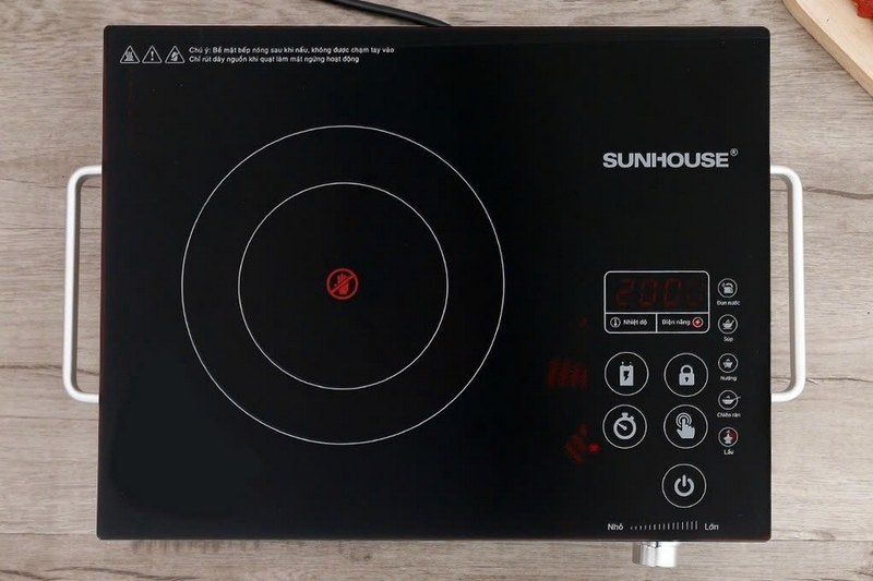 Bếp hồng ngoại Sunhouse báo lỗi E4 ảnh 1