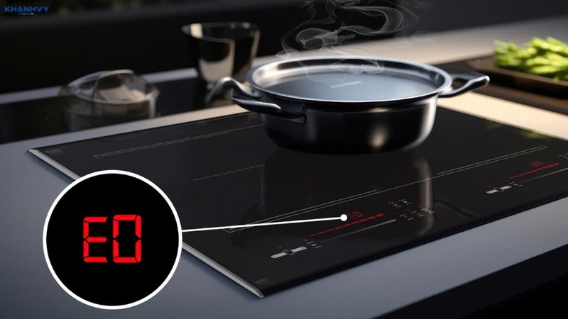 Bếp từ Sanaky báo lỗi E0 ảnh 1