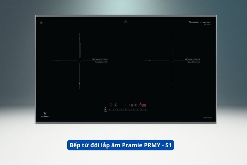 Bếp từ đ&ocirc;i lắp &acirc;m Pramie PRMY-S1