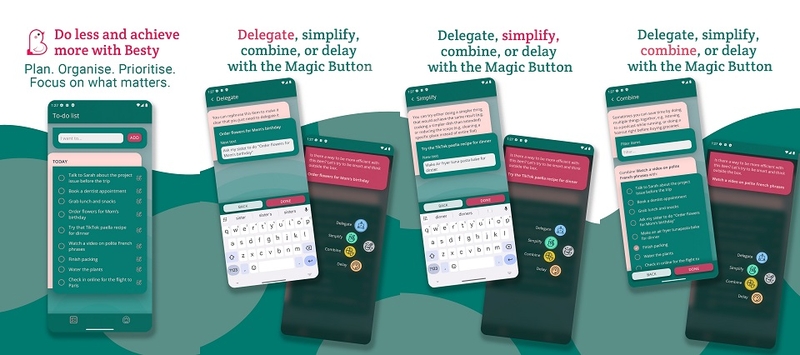 Những tính năng cốt lõi của Besty: simple to-do list giúp bạn quản lý công việc thông minh