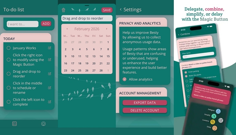 Besty: simple to-do list là ứng dụng gì?
