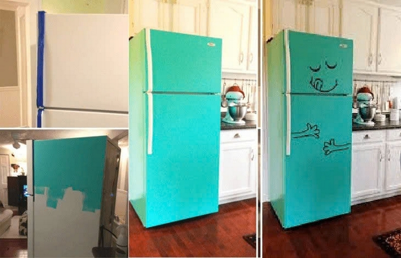 Biến tủ lạnh cũ thành tủ lạnh mới ảnh 4
