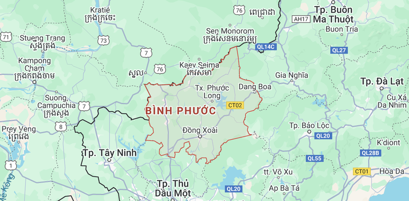 Bình Phước thuộc miền nào 2.png