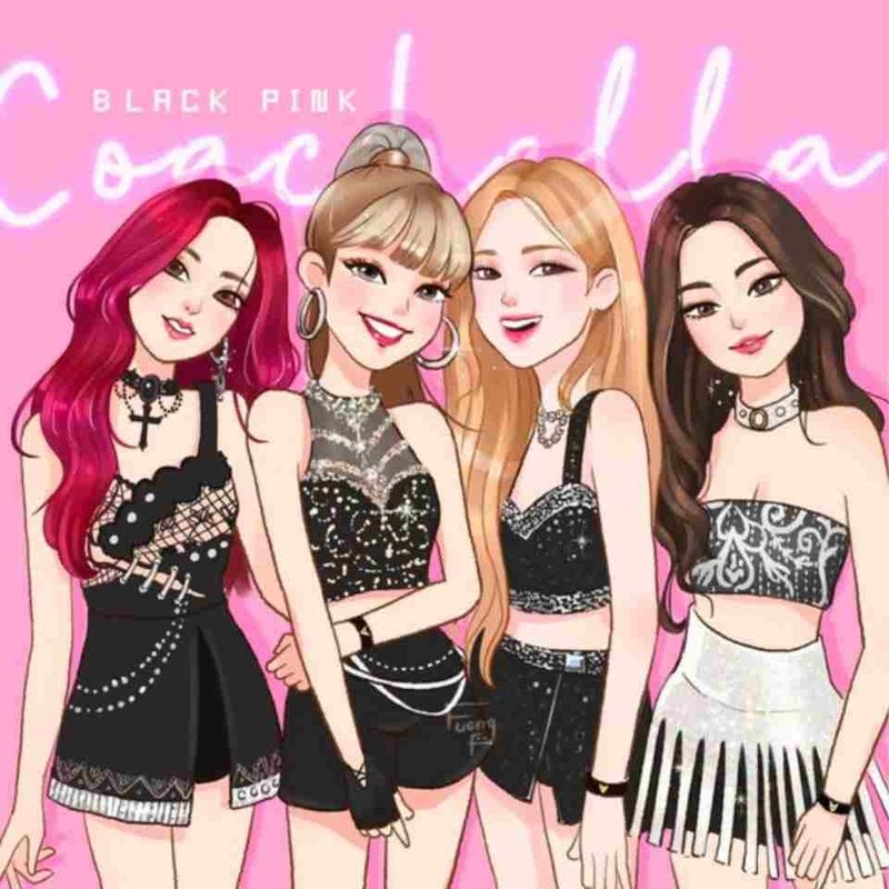 Những bức ảnh anime Blackpink độc đáo