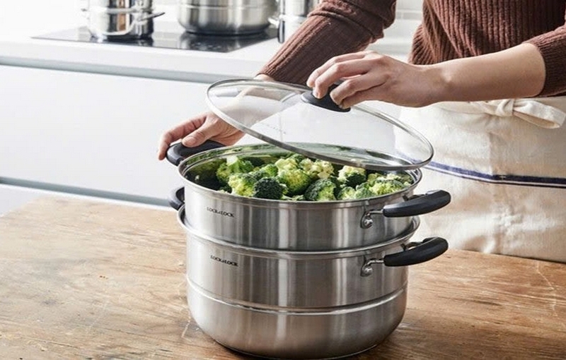 Bộ nồi hấp 2 tầng tốt nhất 2026 ảnh 3