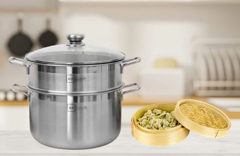 Bộ nồi hấp 2 tầng tốt nhất 2026 ảnh 4