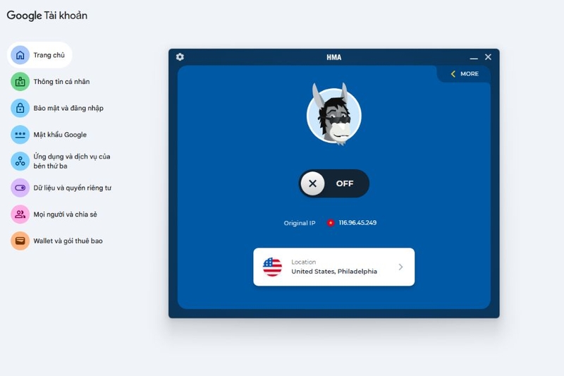 Bước 1_ Cài đặt VPN và kết nối tới Hoa Kỳ