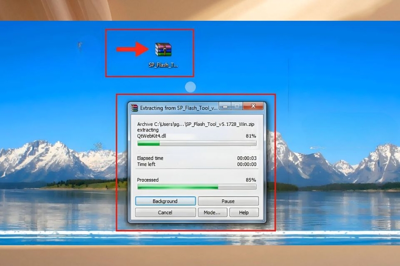 Bước 1_ Tải phần mềm SP Flash Tool về máy tính