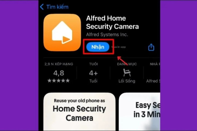 Tải ứng dụng Alfred Camera