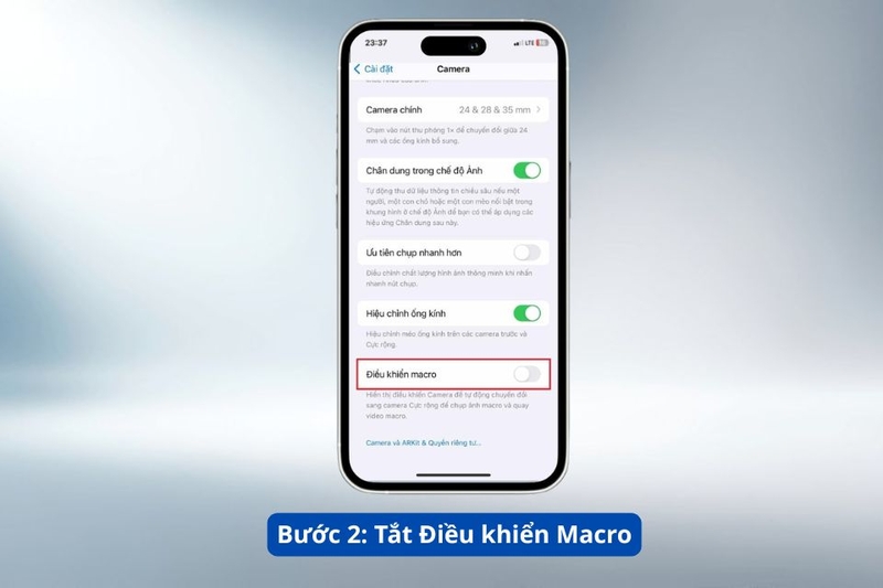 Bước 2_ Tắt Điều khiển Macro