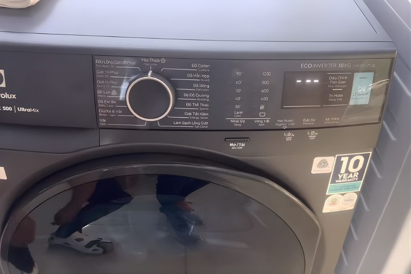 Bước 3 chọn chương trình giặt