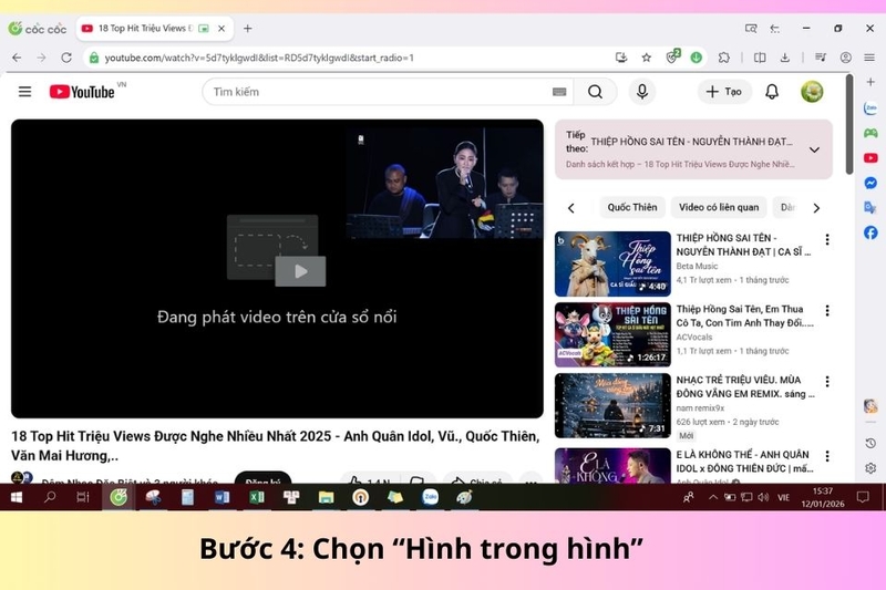 Bước 4 Chọn “Hình trong hình”