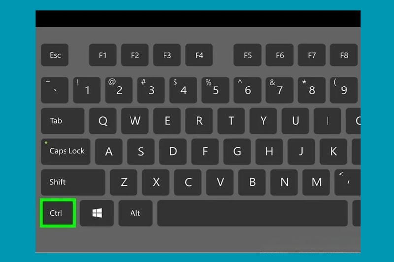 Bước 4_ Giữ&nbsp;Ctrl + phím mũi tên lên/xuống