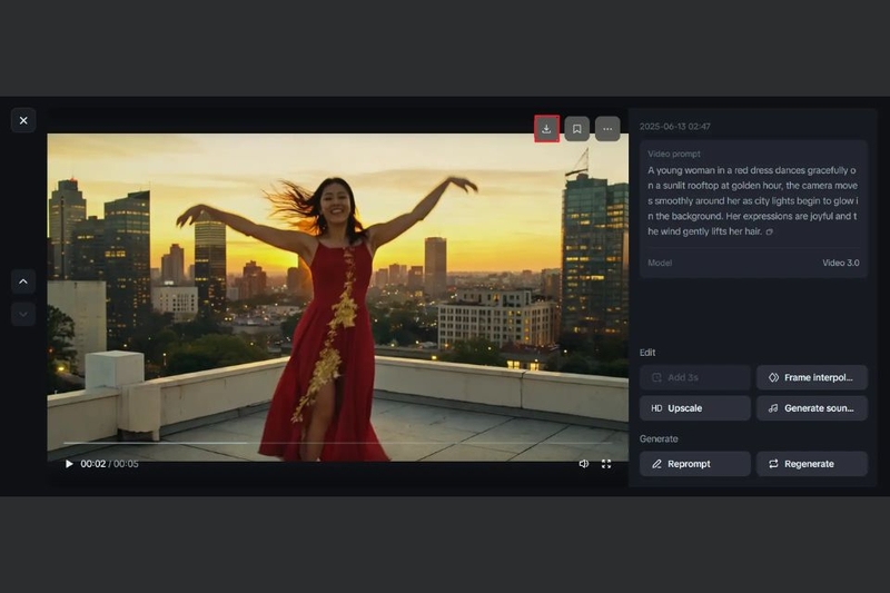 Bước 4_ Xem trước, chỉnh sửa và tải video