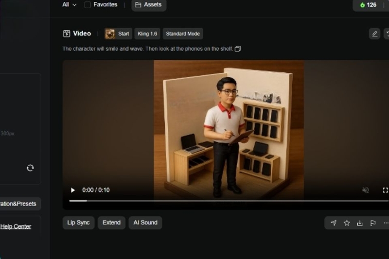 Bước 5_ Nhấn Generate và chờ Kling.AI xử lý