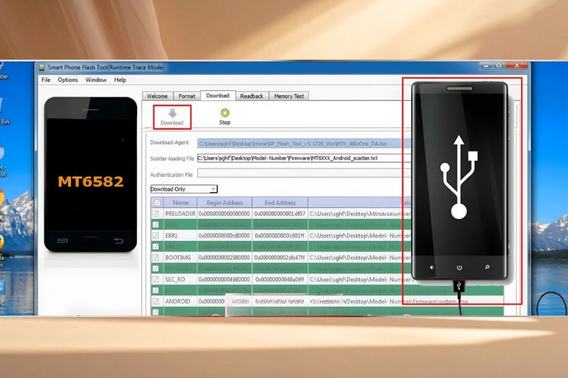Bước 7_ Nhấn Download và chờ quá trình hoàn tất