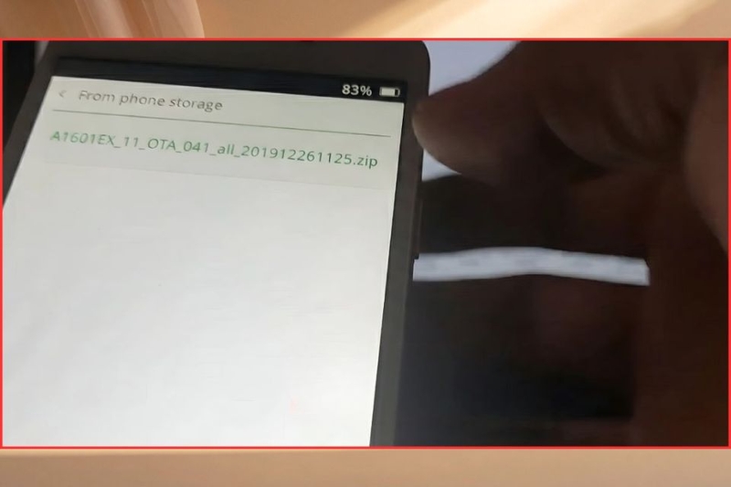 Bước 8_ Chọn file ROM và xác nhận cài đặt