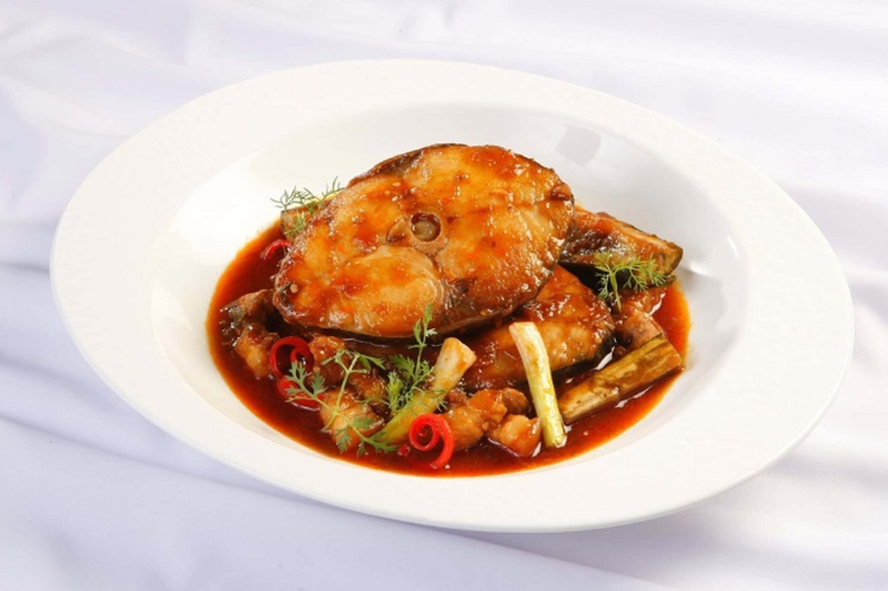 Cá thu một nắng kho riềng