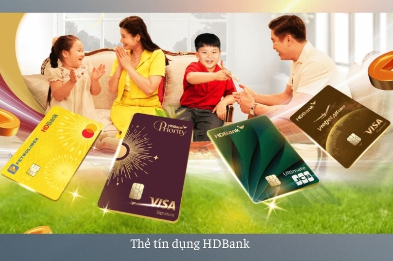 Các biểu phí thẻ tín dụng HDBank
