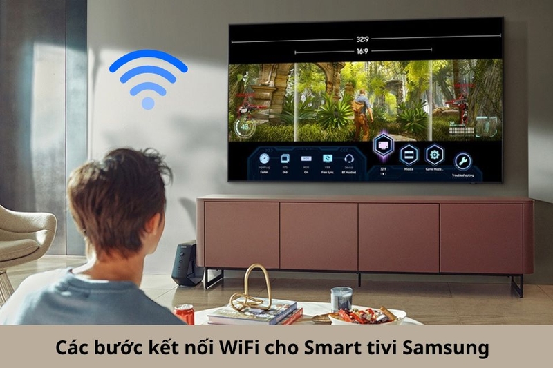C&aacute;c bước kết nối WiFi cho Smart tivi Samsung