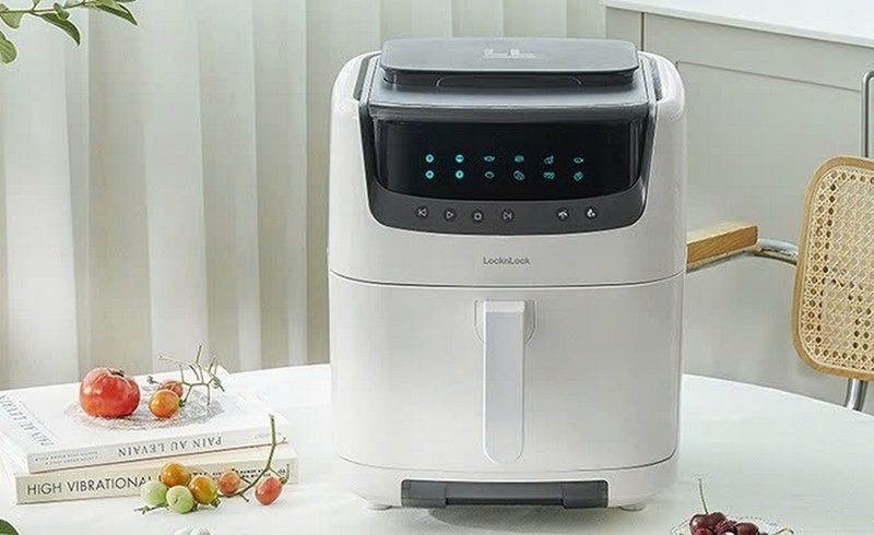 C&aacute;c k&yacute; hiệu tr&ecirc;n nồi chi&ecirc;n kh&ocirc;ng dầu Lock&Lock ảnh 1