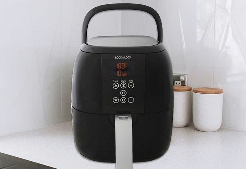 C&aacute;c k&yacute; hiệu tr&ecirc;n nồi chi&ecirc;n kh&ocirc;ng dầu Lock&Lock ảnh 3