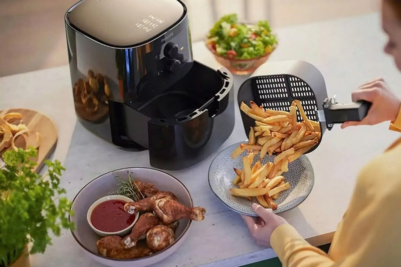 C&aacute;c k&yacute; hiệu tr&ecirc;n nồi chi&ecirc;n kh&ocirc;ng dầu Philips ảnh 3