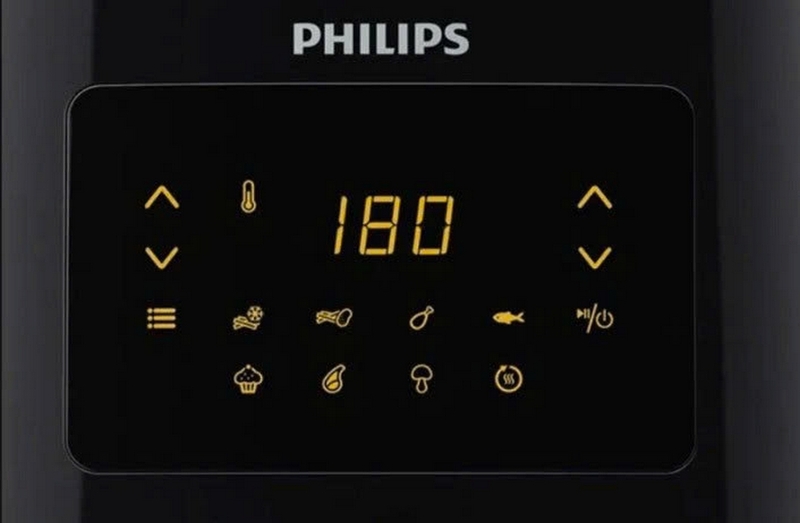 C&aacute;c k&yacute; hiệu tr&ecirc;n nồi chi&ecirc;n kh&ocirc;ng dầu Philips ảnh 4