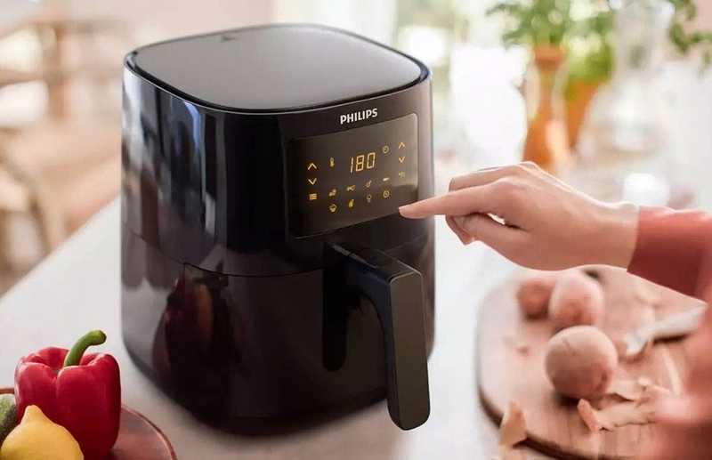 C&aacute;c k&yacute; hiệu tr&ecirc;n nồi chi&ecirc;n kh&ocirc;ng dầu Philips ảnh 5