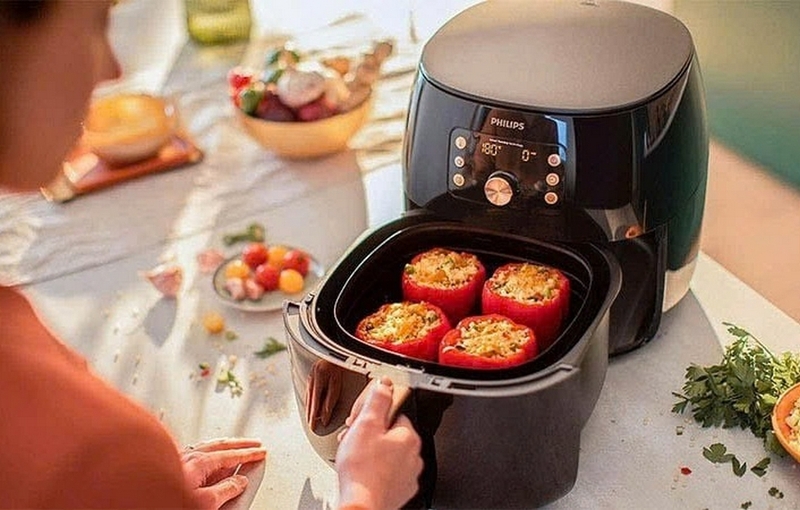 C&aacute;c k&yacute; hiệu tr&ecirc;n nồi chi&ecirc;n kh&ocirc;ng dầu Philips ảnh 6