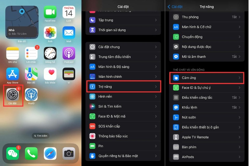 Cách bật AssistiveTouch từ Cài đặt hệ thống 1