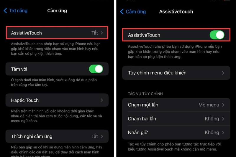 Cách bật AssistiveTouch từ Cài đặt hệ thống 2